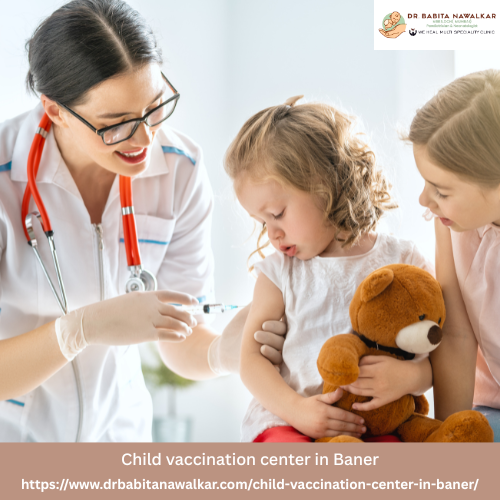 Child vaccination center in Baner